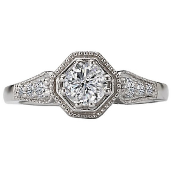 Romance Halo Diamond Ring - Picture 3 of 4